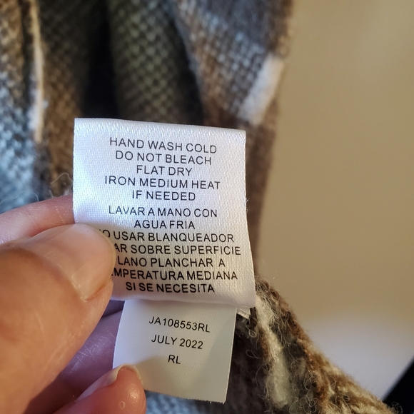 Joseph A Long Open Cardigan Sweater  Women's Size Small Pockets Soft Relaxed Fit - Picture 6 of 10